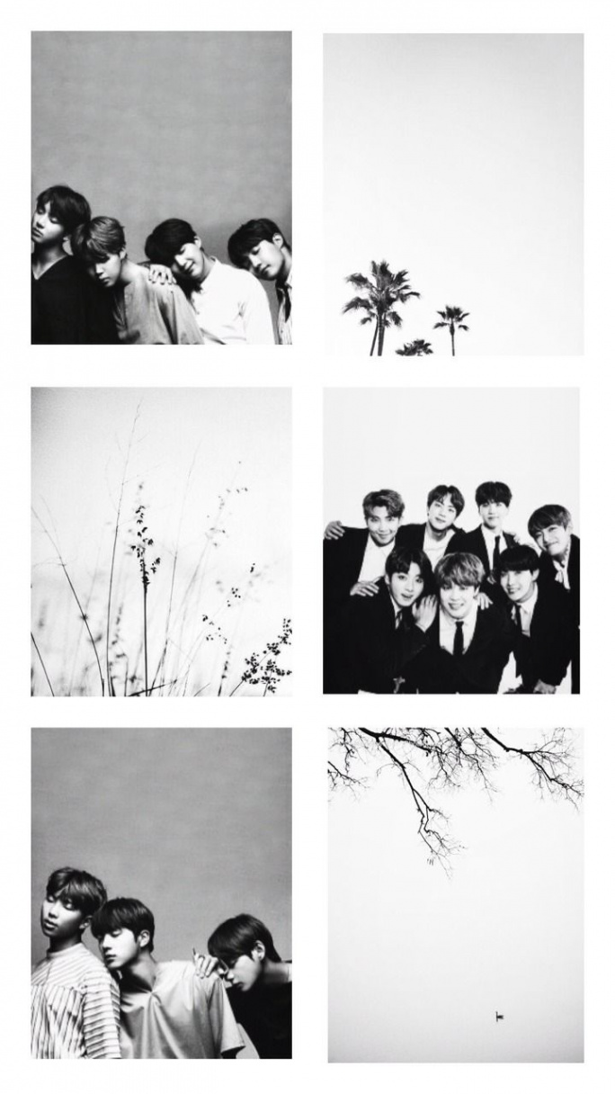 Bts Black and White  Bts black and white, Bts aesthetic wallpaper