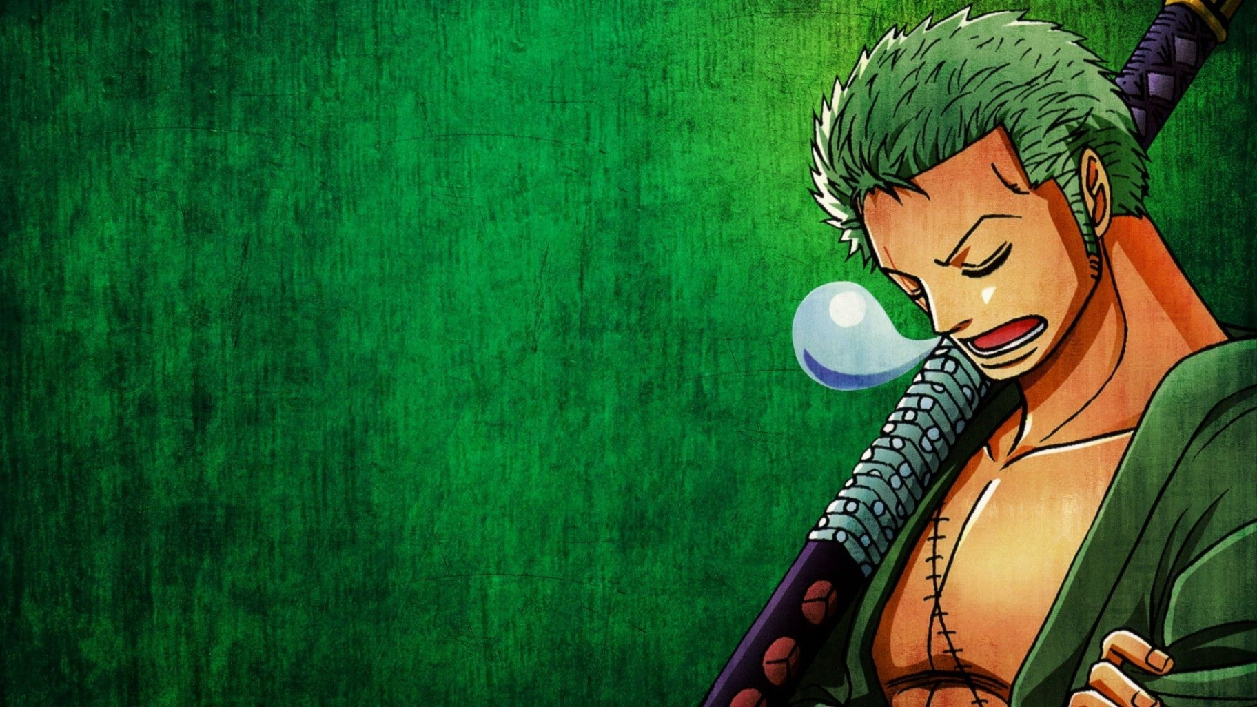 bubbles One Piece Roronoa Zoro #P #wallpaper #hdwallpaper