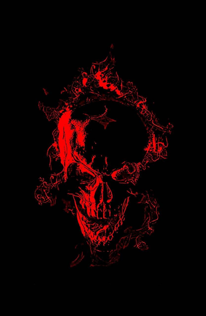 Burning Red Skull wallpaper by joshrinehart - Download on ZEDGE