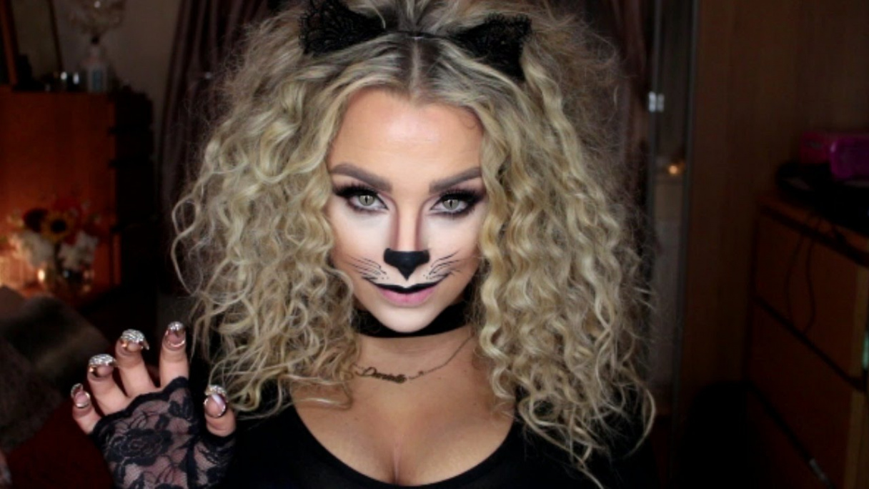 Cat Halloween Make Up Tutorial