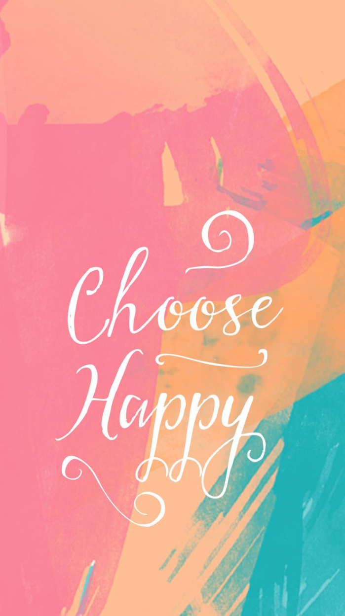 Choose Happy Quote iPhone Wallpaper Lock Screen @PanPins  Happy