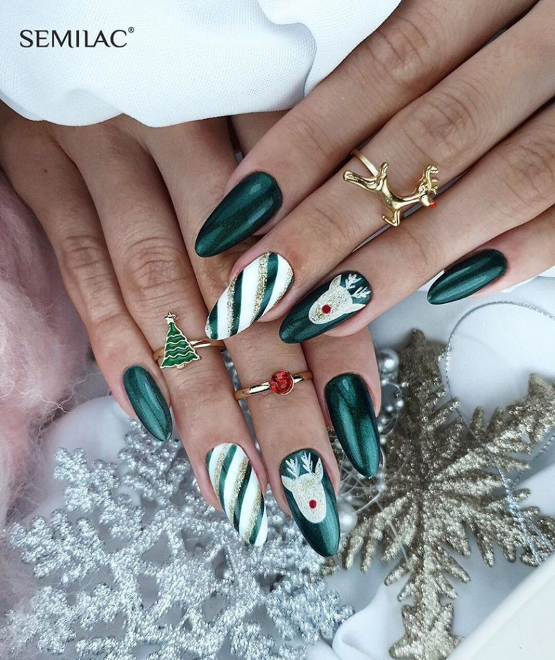 Christmas Nails Ideas  - Get Inspired - Blog Semilac