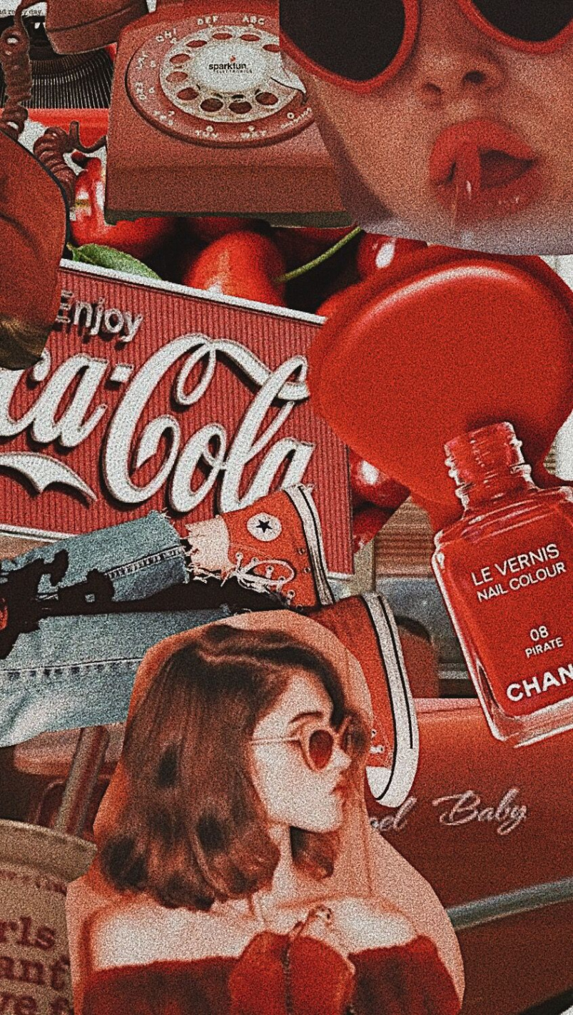 Coco Cola Aesthetic (vintage + red)  Sfondi vintage, Sfondi