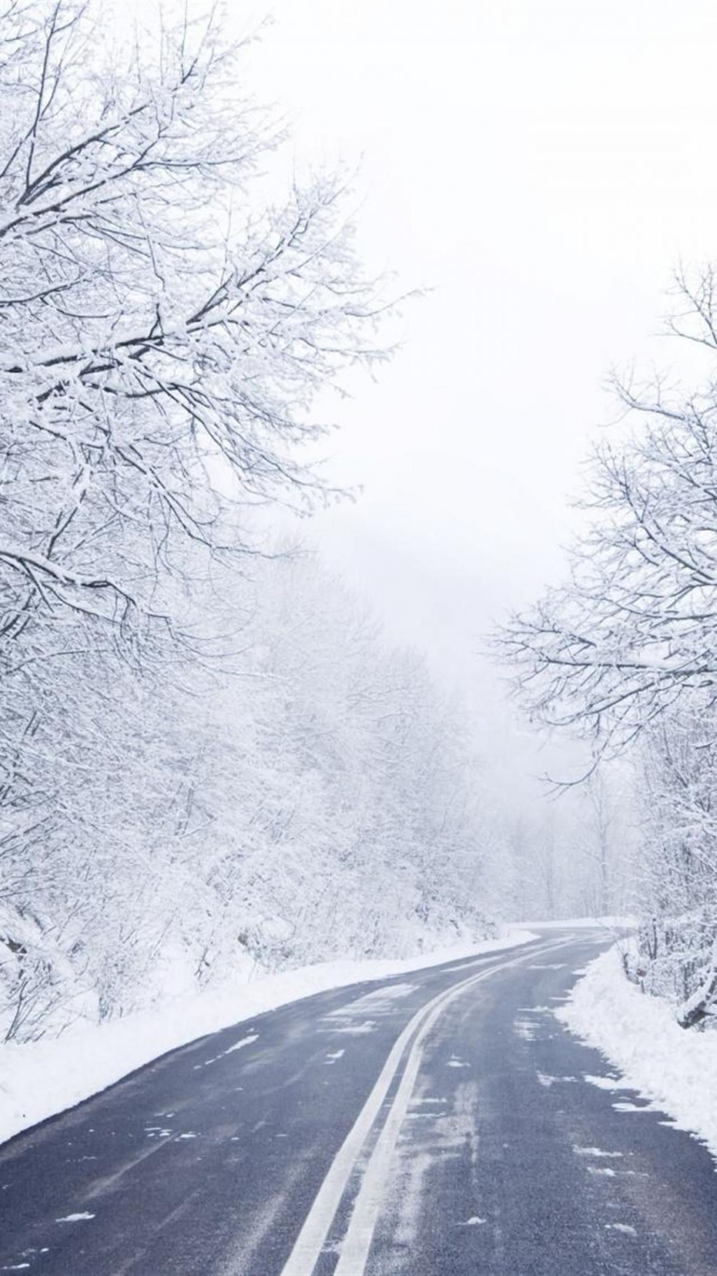 cold winter road iphone  plus wallpapers  Iphone wallpaper