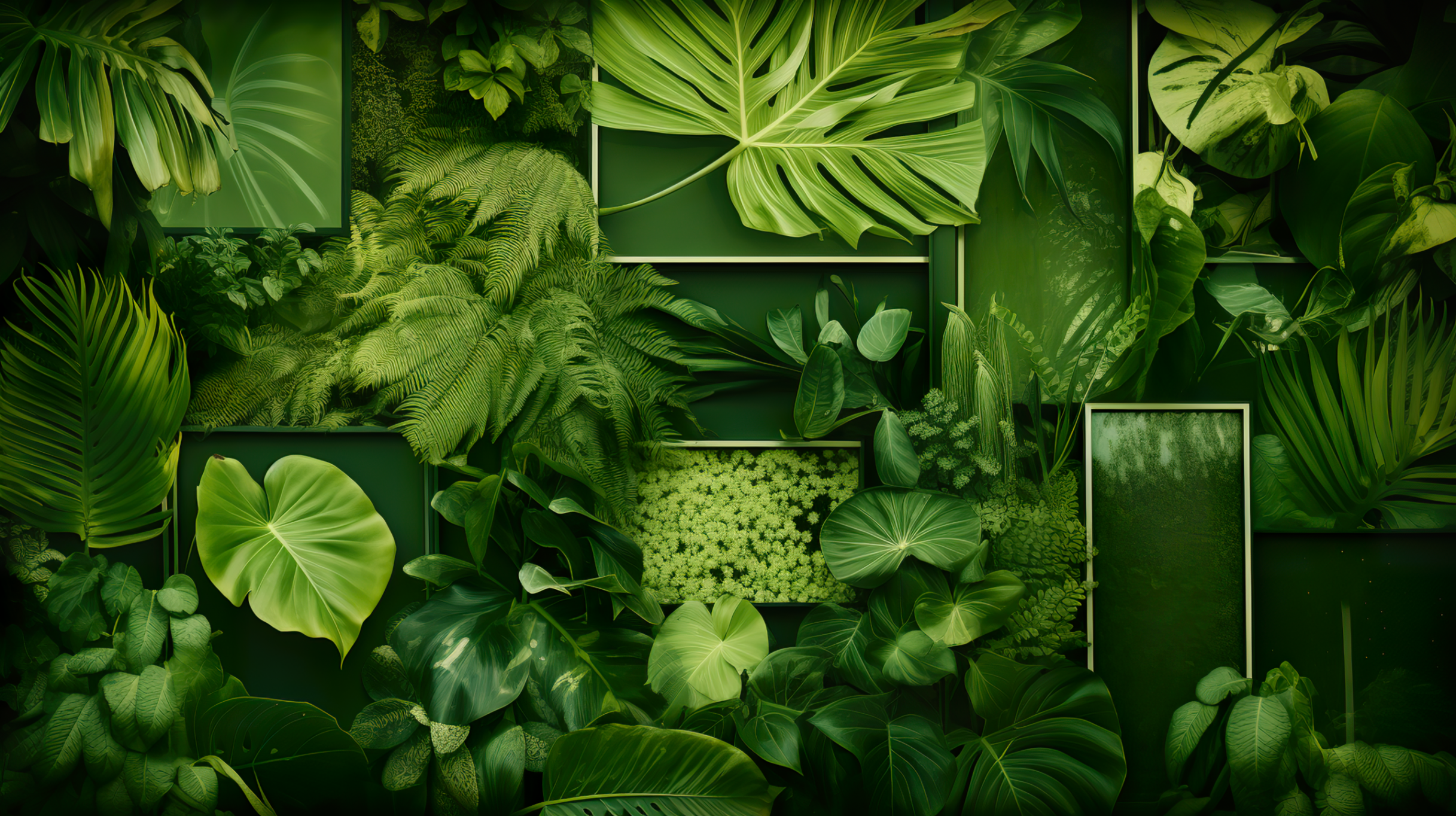 Collage Green Aesthetic HD Wallpaper by patrika