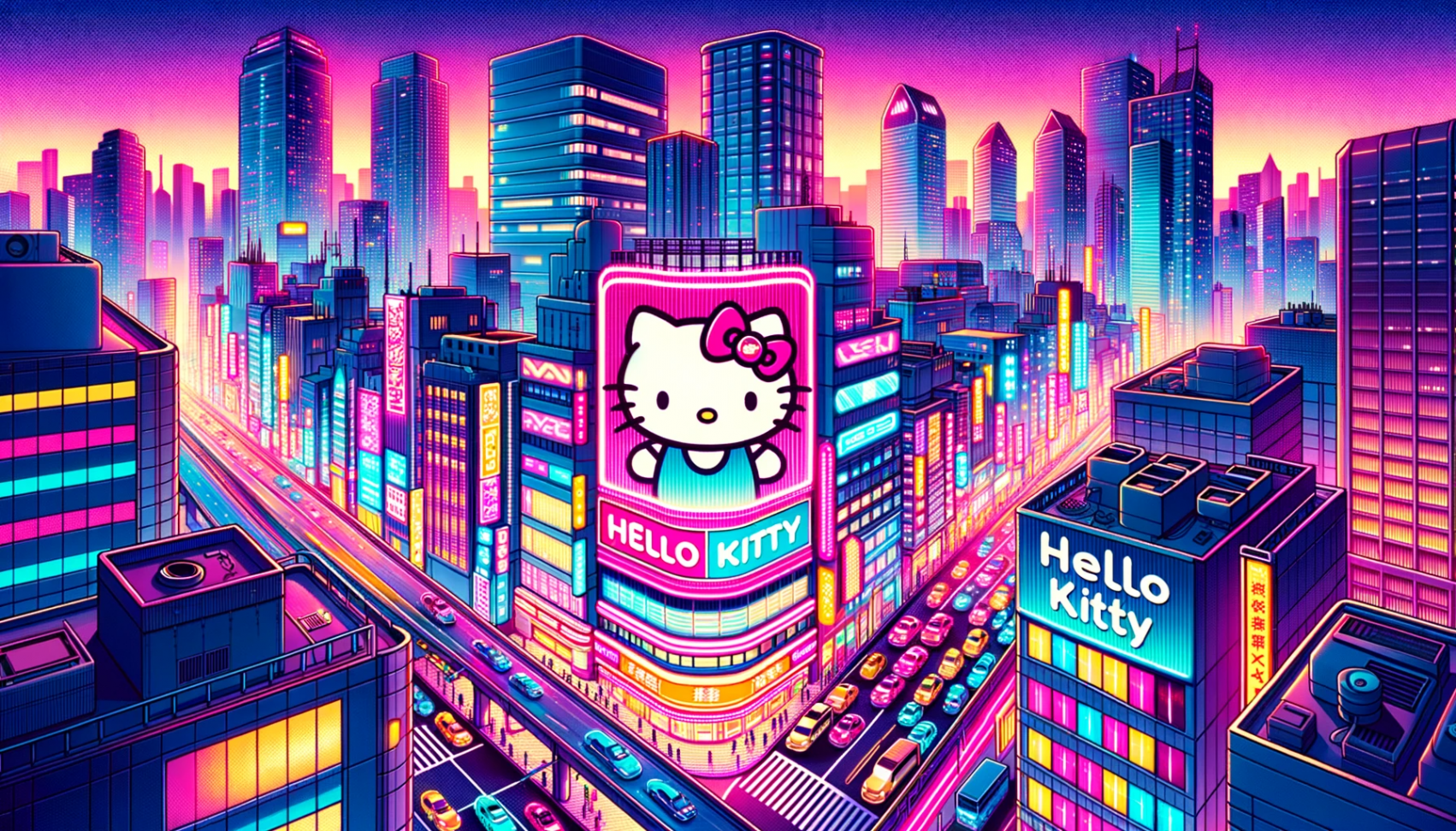 Cute Hello Kitty Sanrio K Wallpapers for iPad: Instant Download