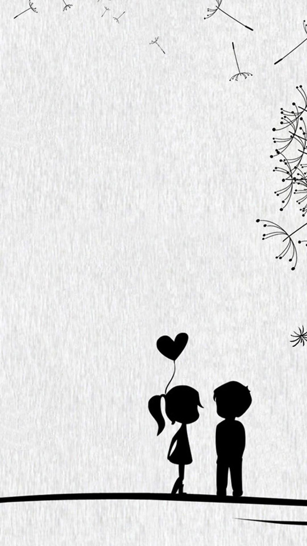 Cute Sweet Love Little Couple iPhone  Wallpaper Download  iPhone