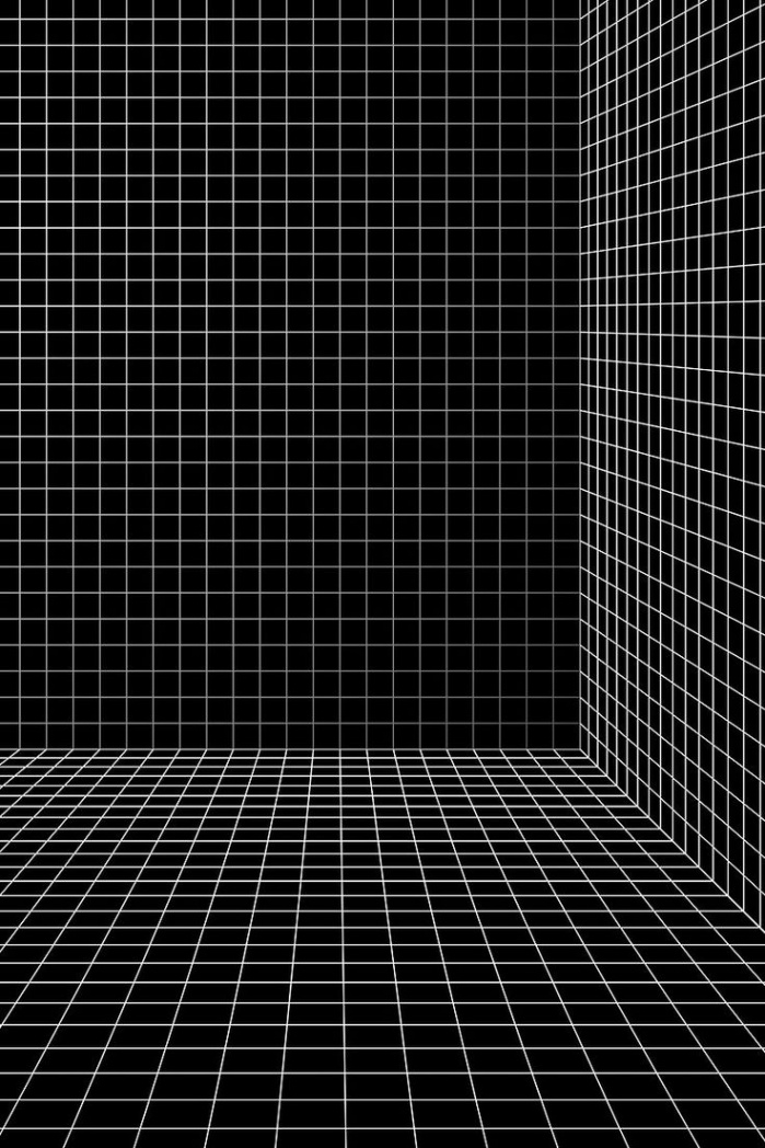 D wireframe grid room background vector  free image by rawpixel