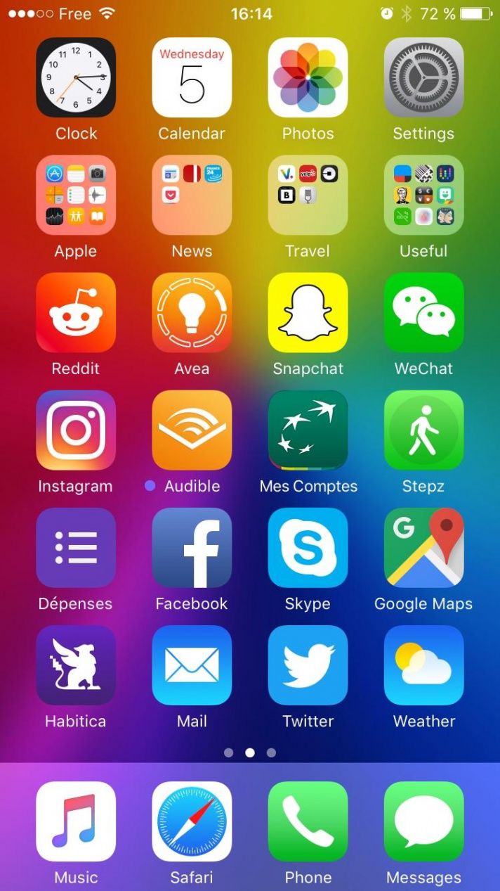 Discussion] Anyone else likes to match icons/wallpaper by color