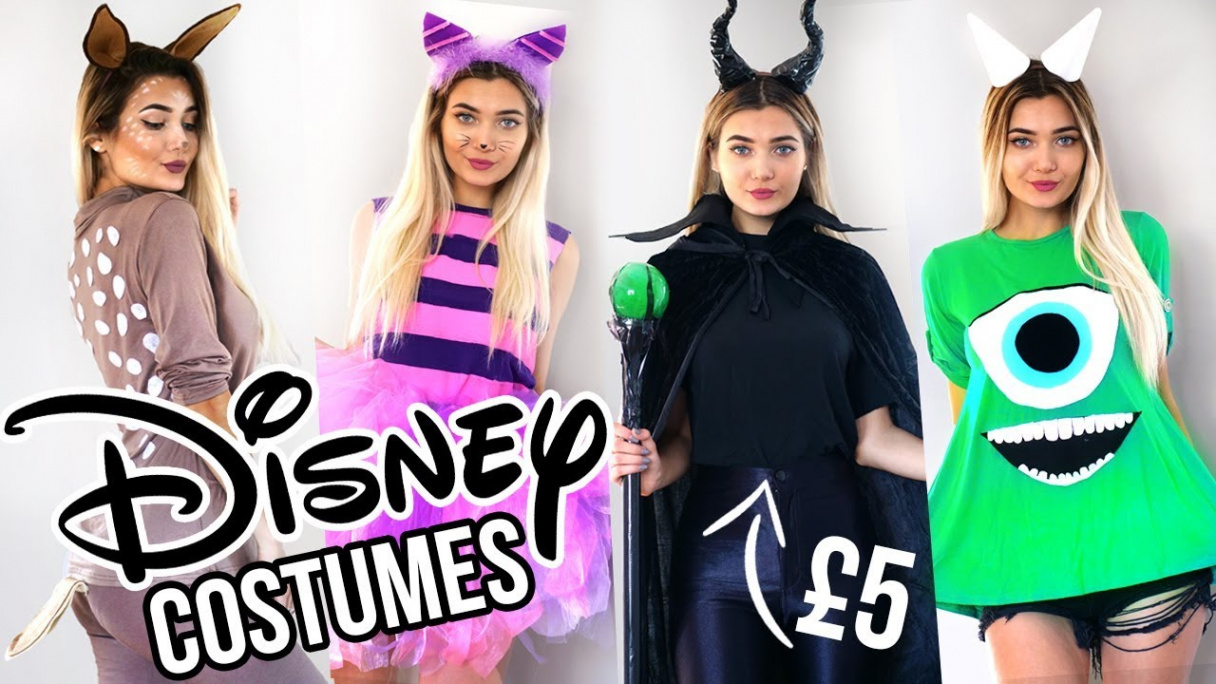 DIY DISNEY LAST MINUTE HALLOWEEN COSTUME IDEAS! 🎃