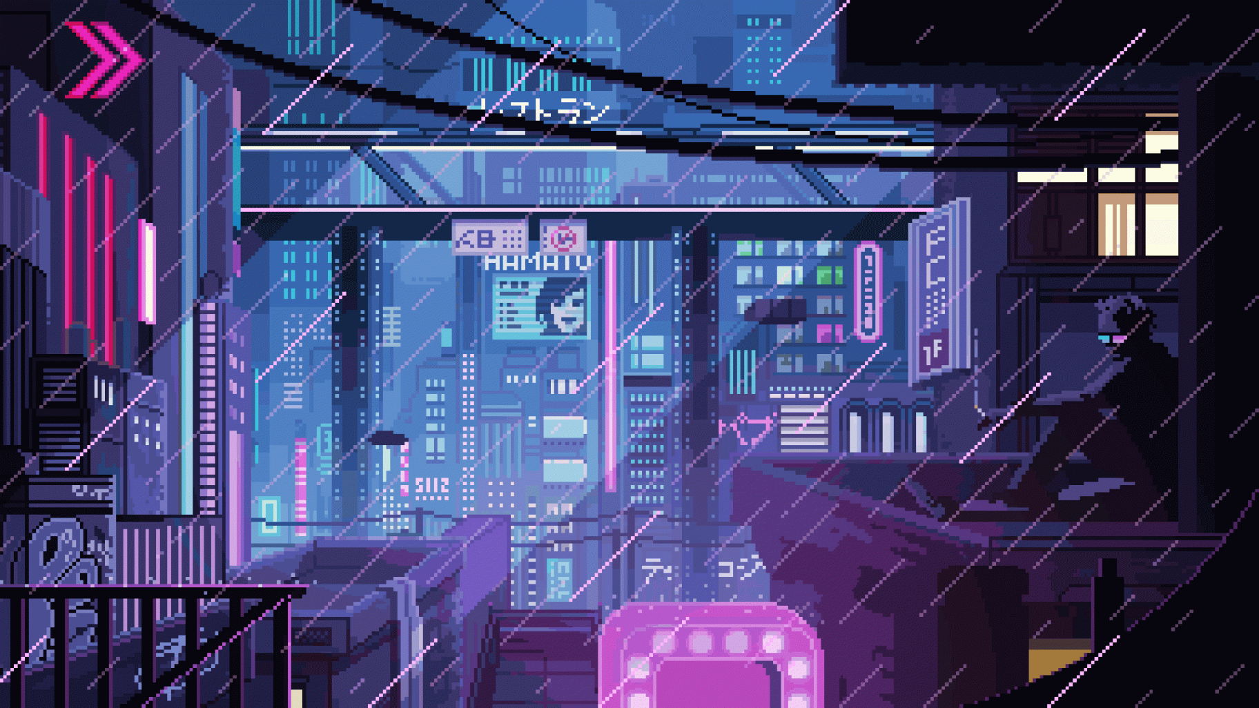 Download  Bit Neon City for desktop or mobile device