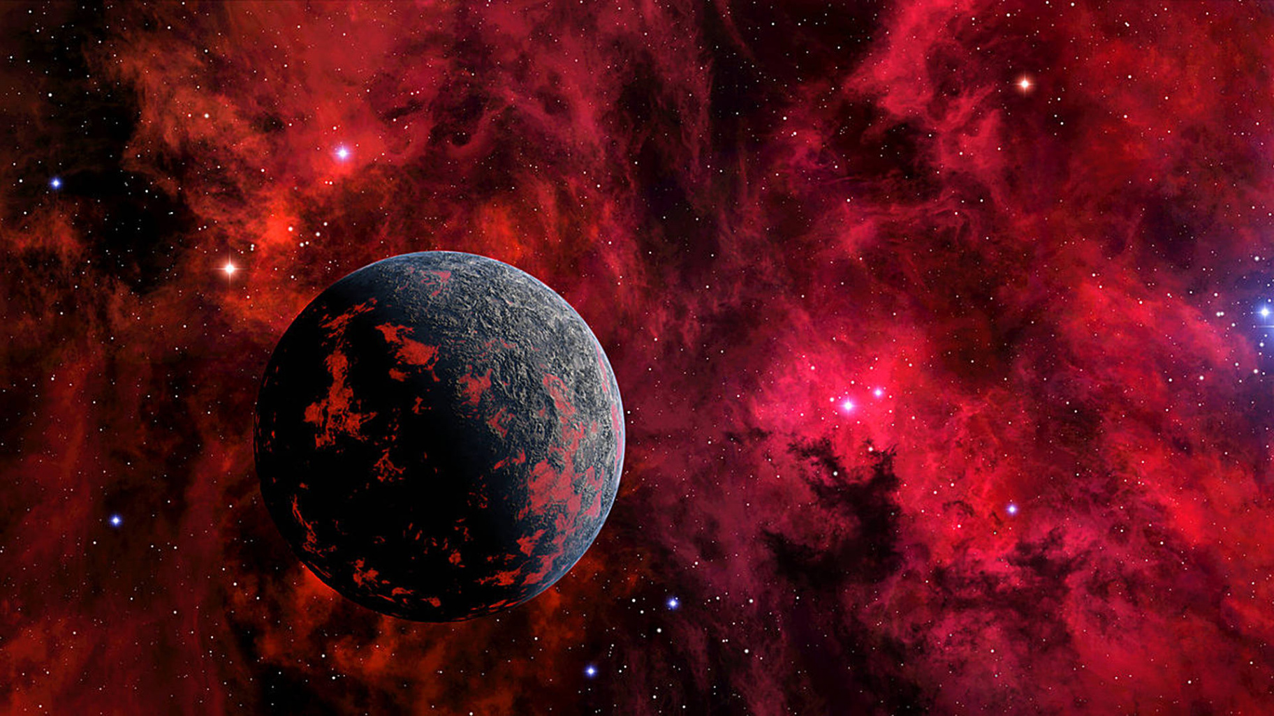 Download Black Planet Red Universe Wallpaper  Wallpapers