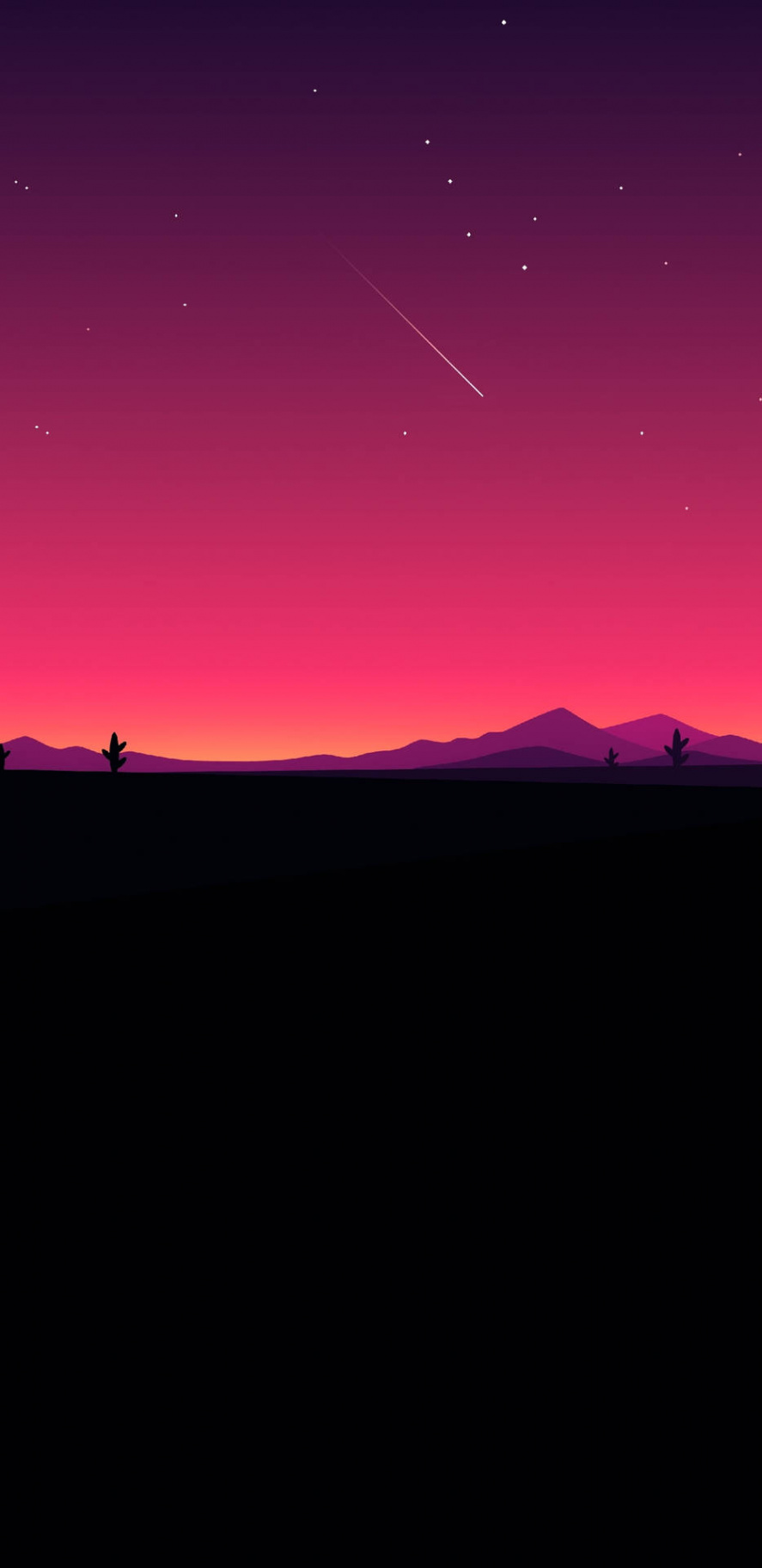 Download Desert At Night K Amoled Wallpaper  Wallpapers