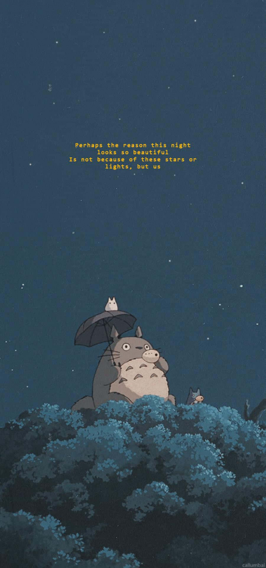 Download s Anime Aesthetic Relaxing Totoro Wallpaper