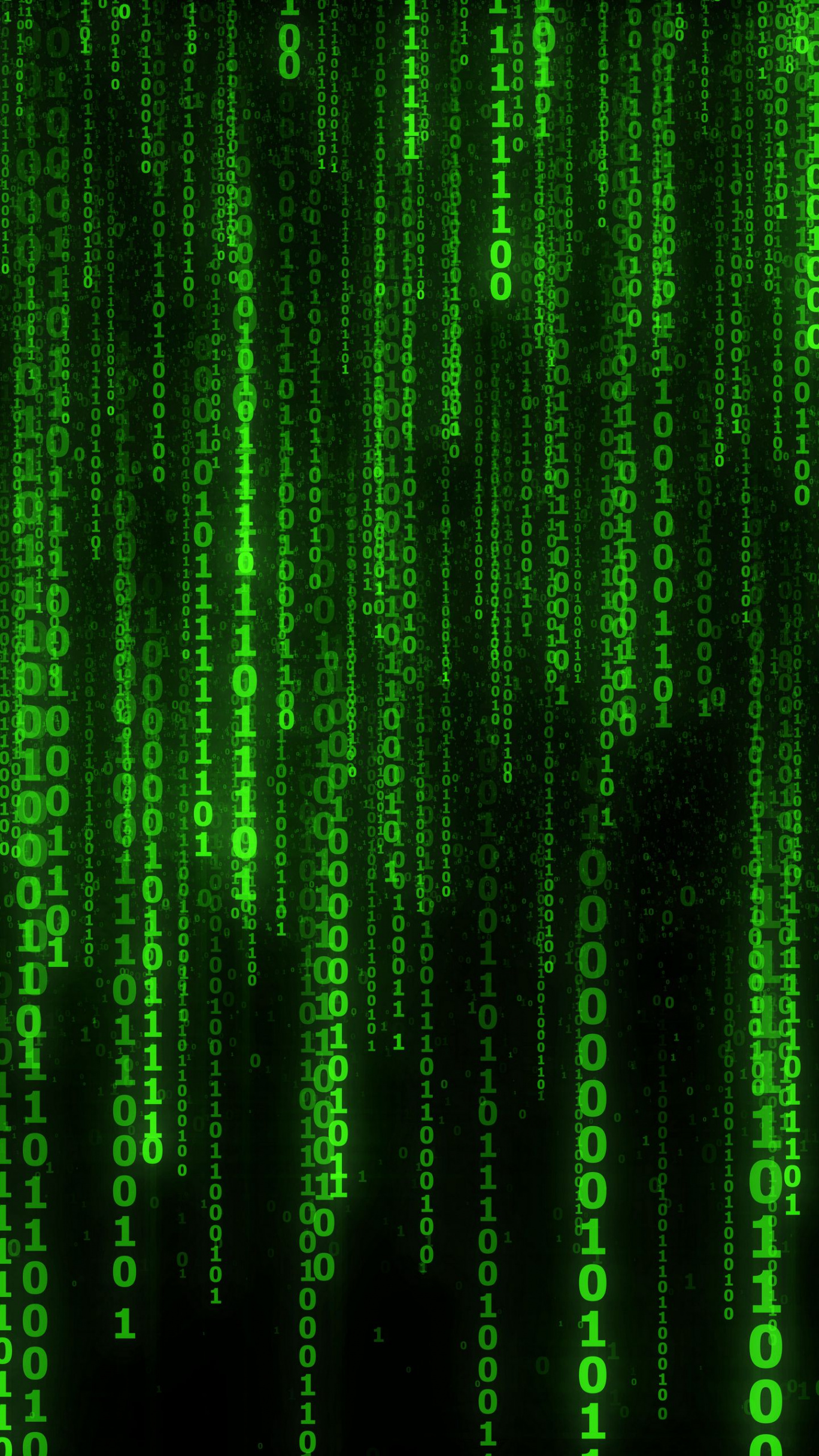 Download wallpaper x binary code, code, numbers, green