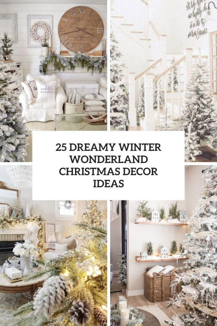 Dreamy Winter Wonderland Christmas Decor Ideas - Shelterness