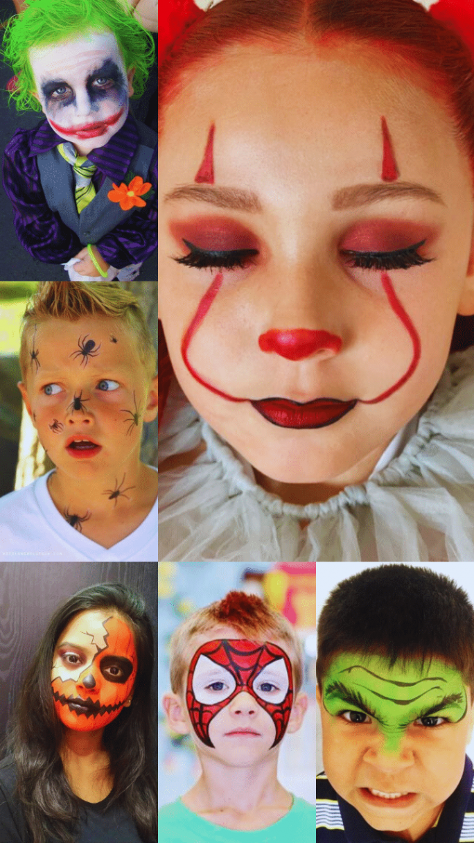 Easy Halloween makeup ideas for kids