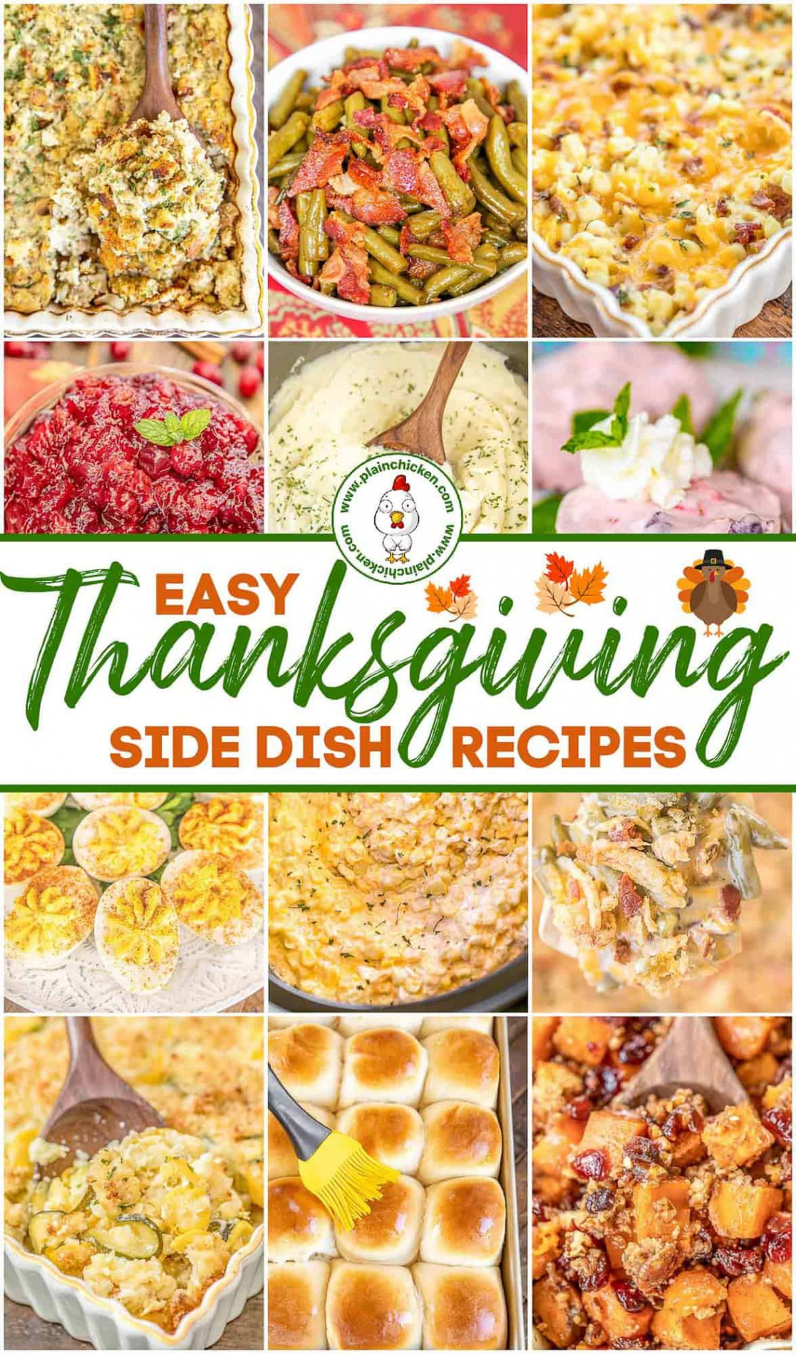 Easy Thanksgiving Side Dishes - Plain Chicken