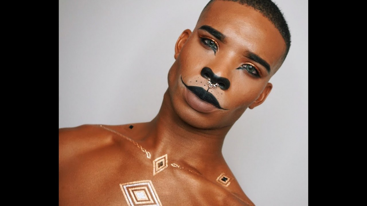 Egyptian Cat Halloween Makeup Tutorial