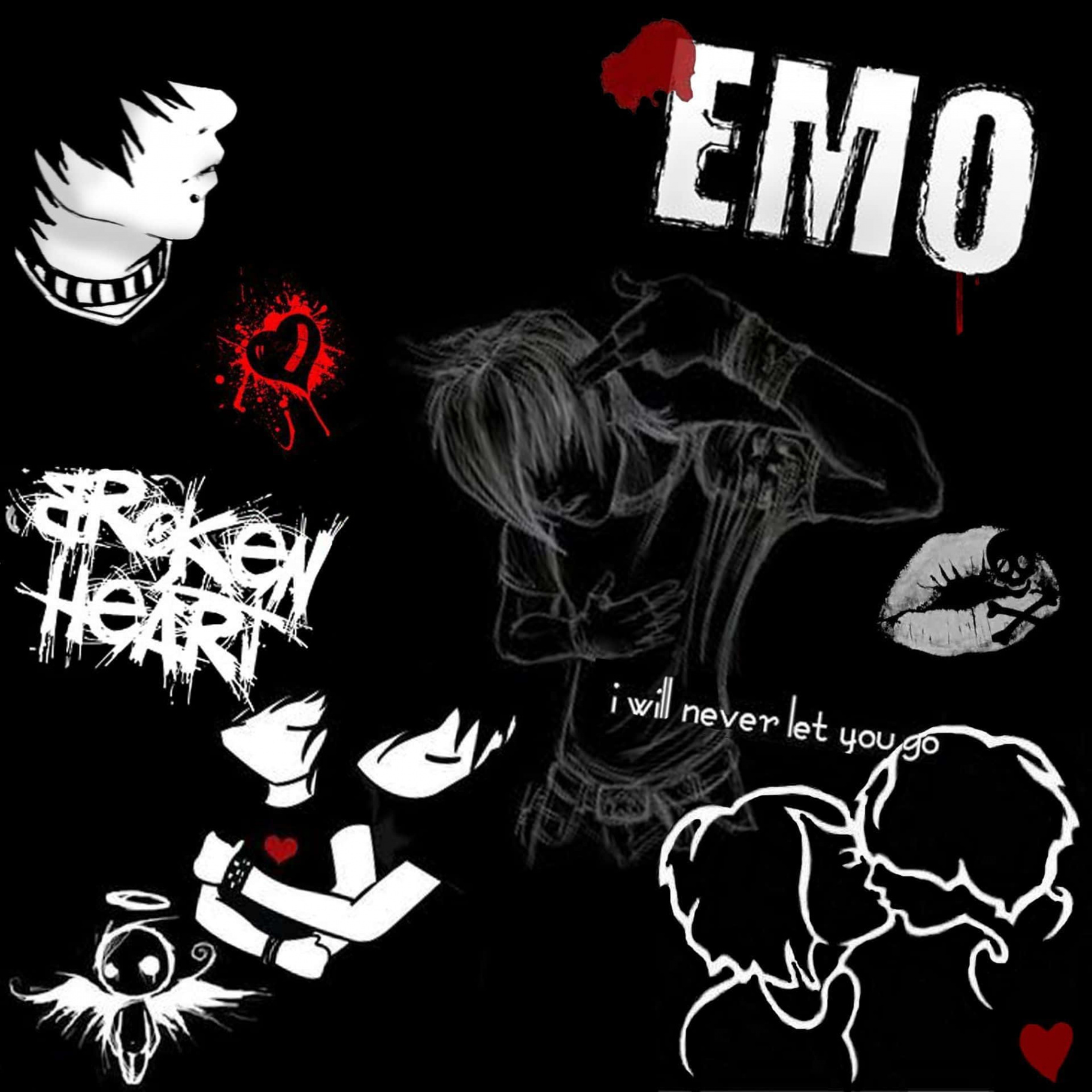 +] Emo Backgrounds  Wallpapers