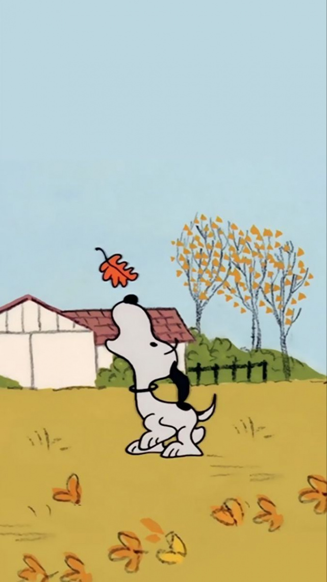 fall snoopy wallpaper  Snoopy wallpaper, Fall wallpaper