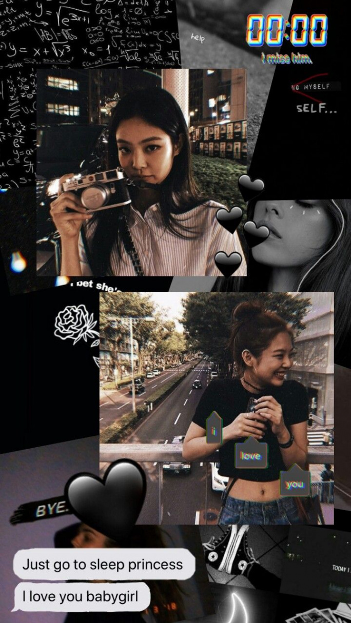 freetoedit #jennie #wallpaper #lockscreen #blackpink #aesthetic