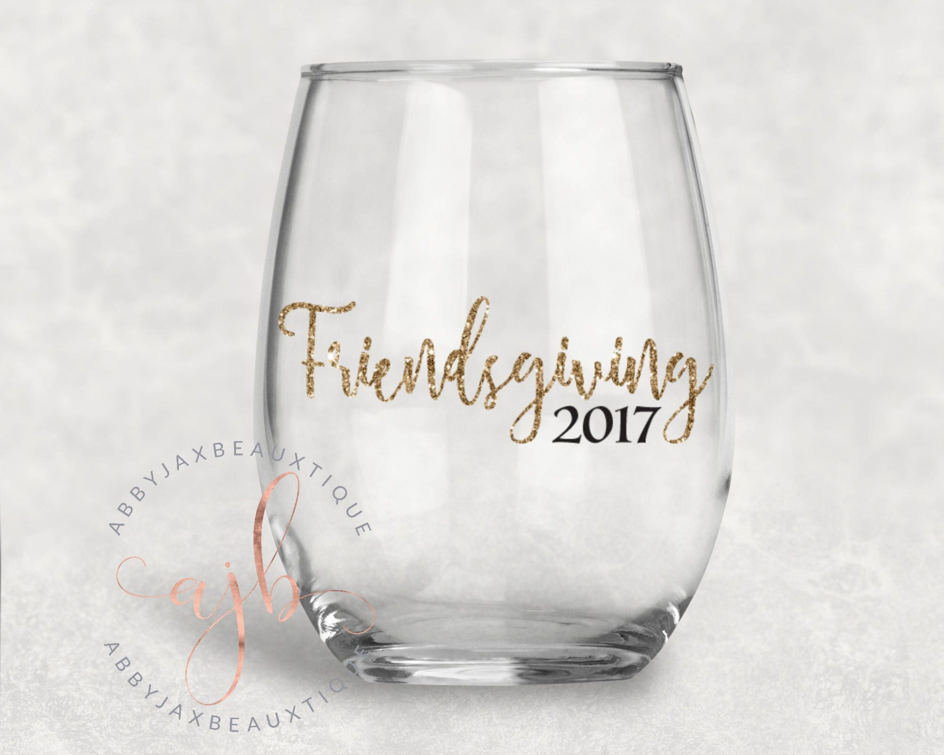 Friendsgiving Wineglass Friendsgiving Thanksgiving Party  Etsy