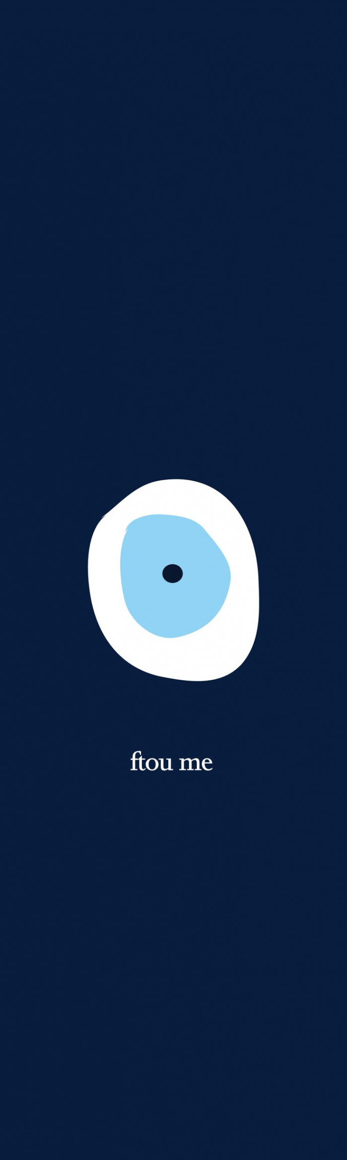 Ftou me  Blue evil eye wallpaper iphone, Simple logo design, Art