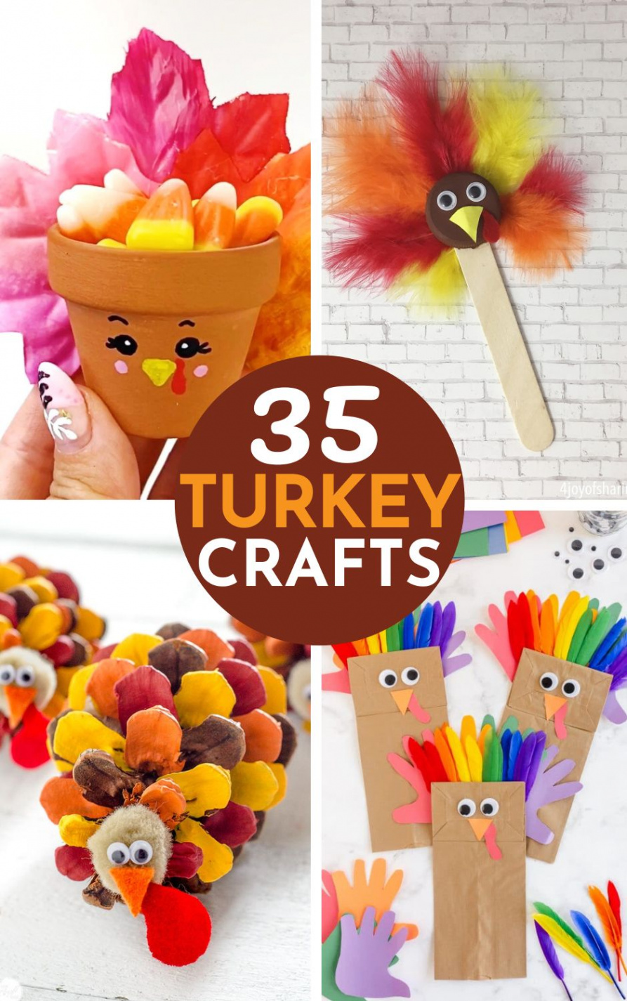 Fun and Easy Turkey Crafts for Kids - Play Party Plan