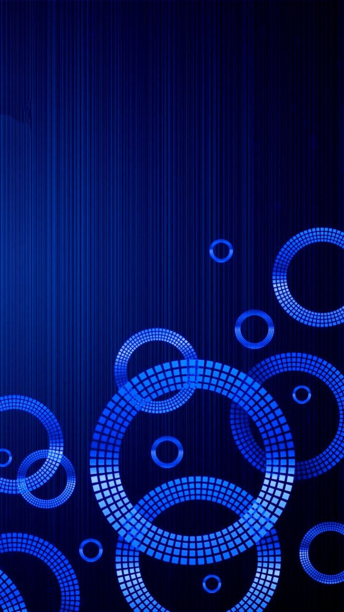 Geometric abstract design lock screen wallpaper background blue