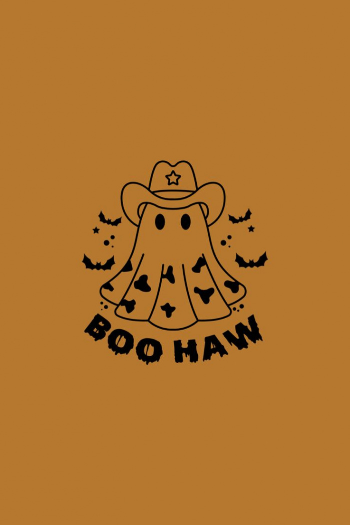 Ghost cowboy, cowboy ghost, trendy ghost, Halloween vibes, vintage