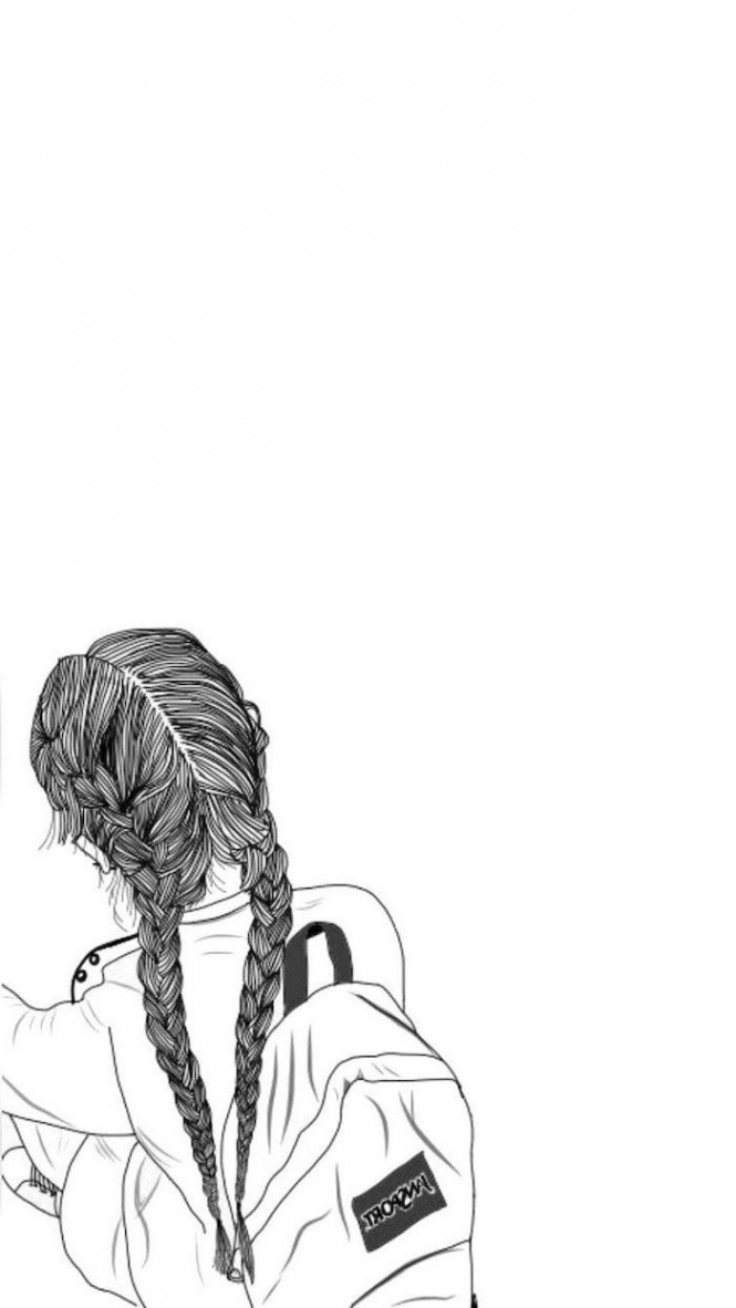 girl-drawing-braided-hair-backpack-cute-phone-backgrounds-white