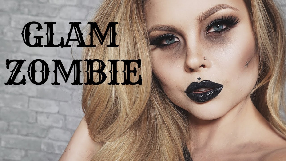 Glam Zombie Makeup Tutorial: ft Rimmel London: Quick and Easy Affordable  Halloween Makeup