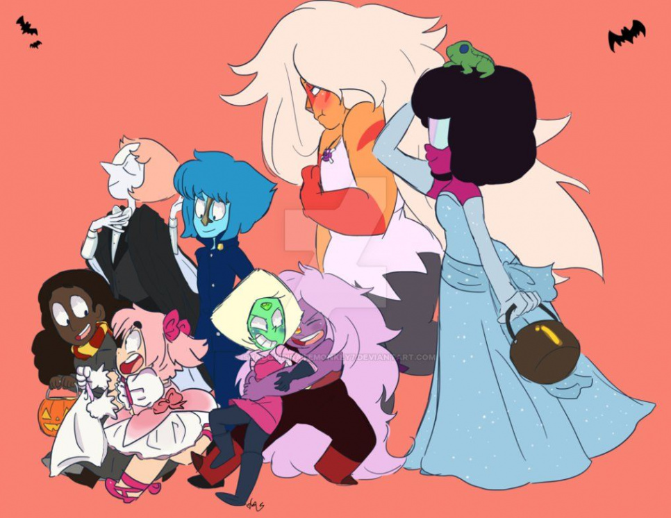 HALLOWEEN! by shadowpiratemonkey on DeviantArt  Steven universe