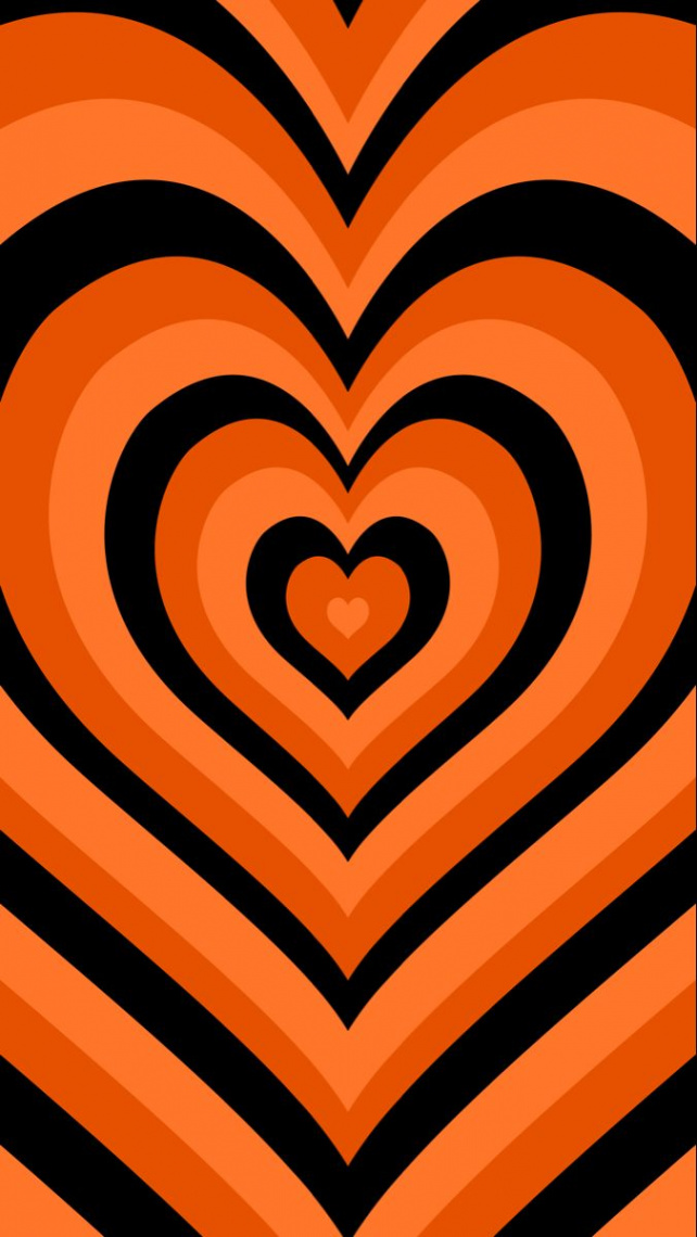 halloween heart orange by ykrevival  Redbubble  Halloween