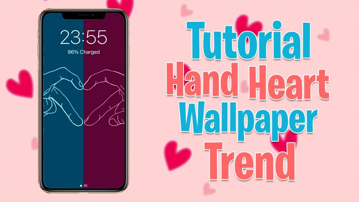 Hand Heart Wallpaper Tutorial  How to Edit Hand Heart Wallpaper