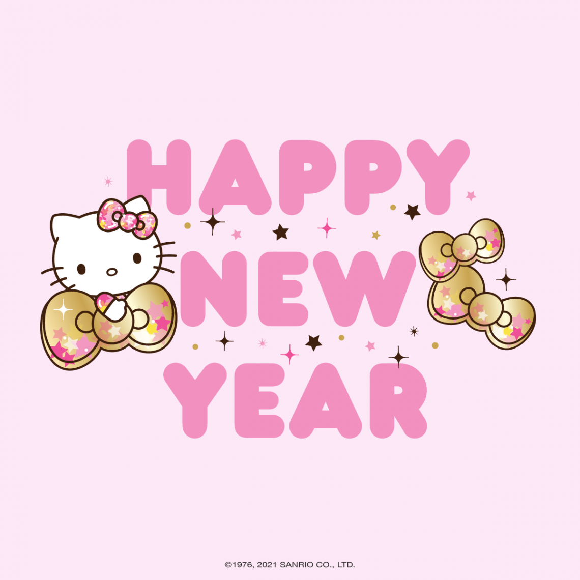 Happy New Year from Hello Kitty  Hello kitty, Hello kitty