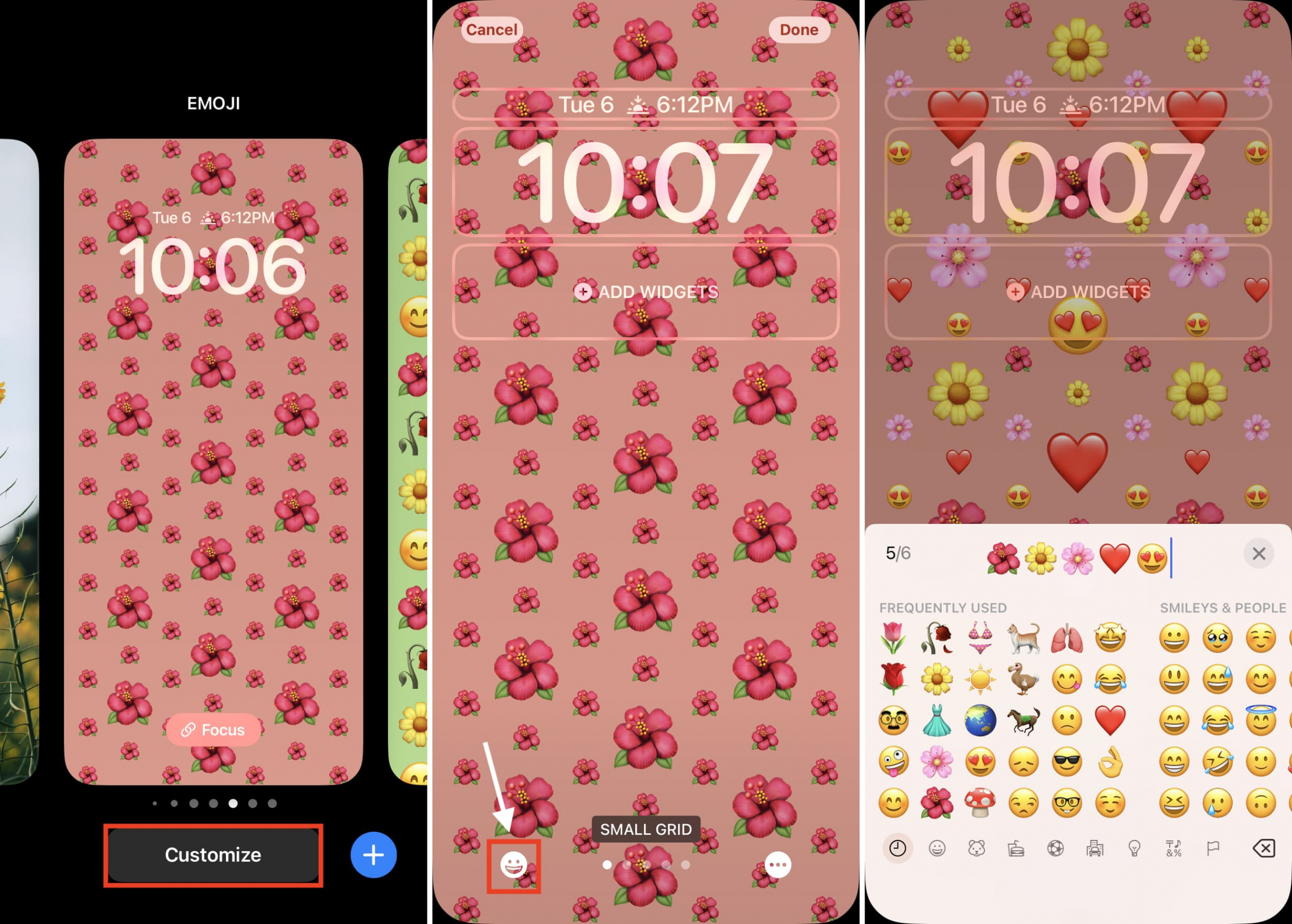 How to use emojis as iPhone Lock Screen wallpaper in iOS