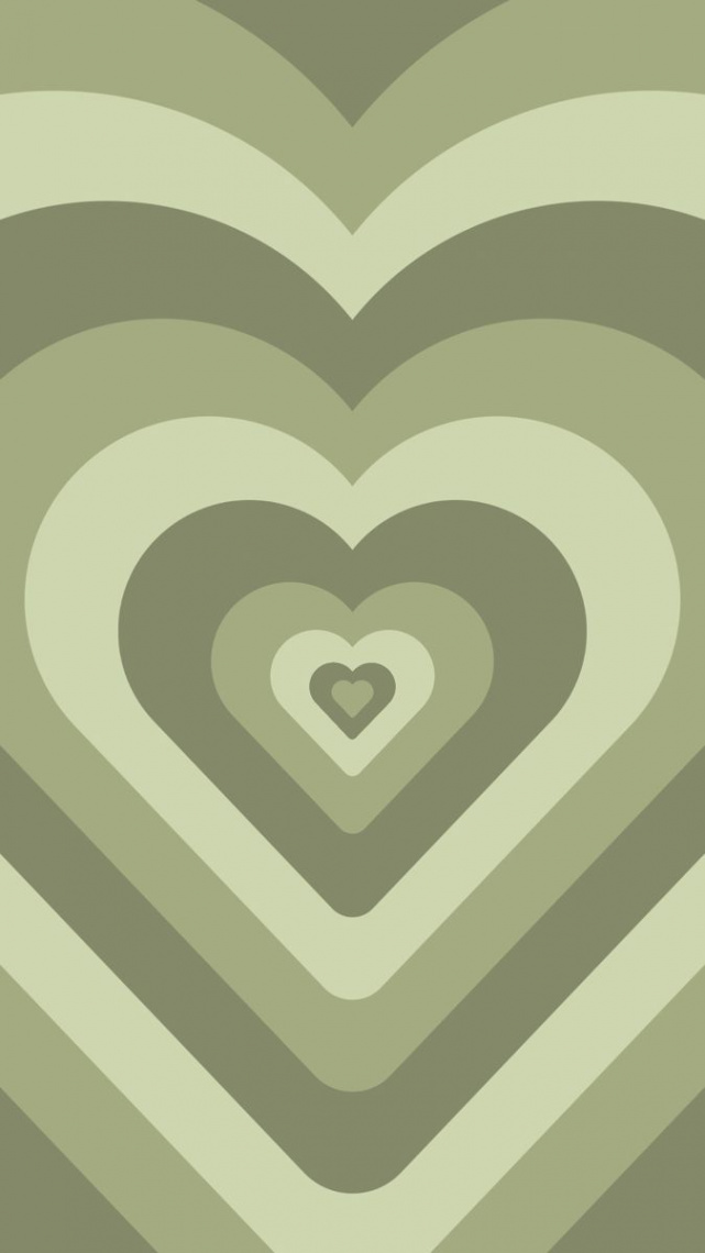 instagram heart wallpaper  sage green  Preppy aesthetic