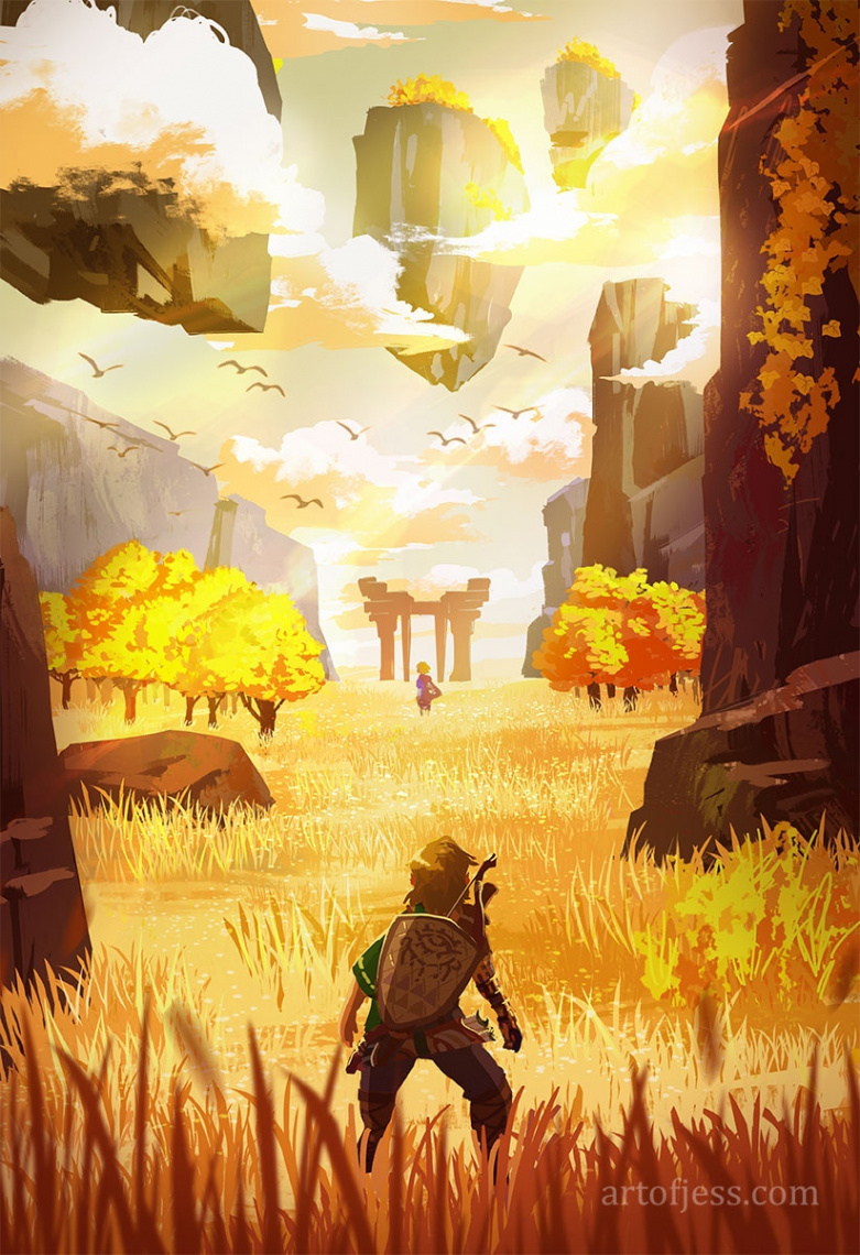 Jessica Smith 🌸🌻 on X: "autumn is here 🍂🍁 #botw #zelda https