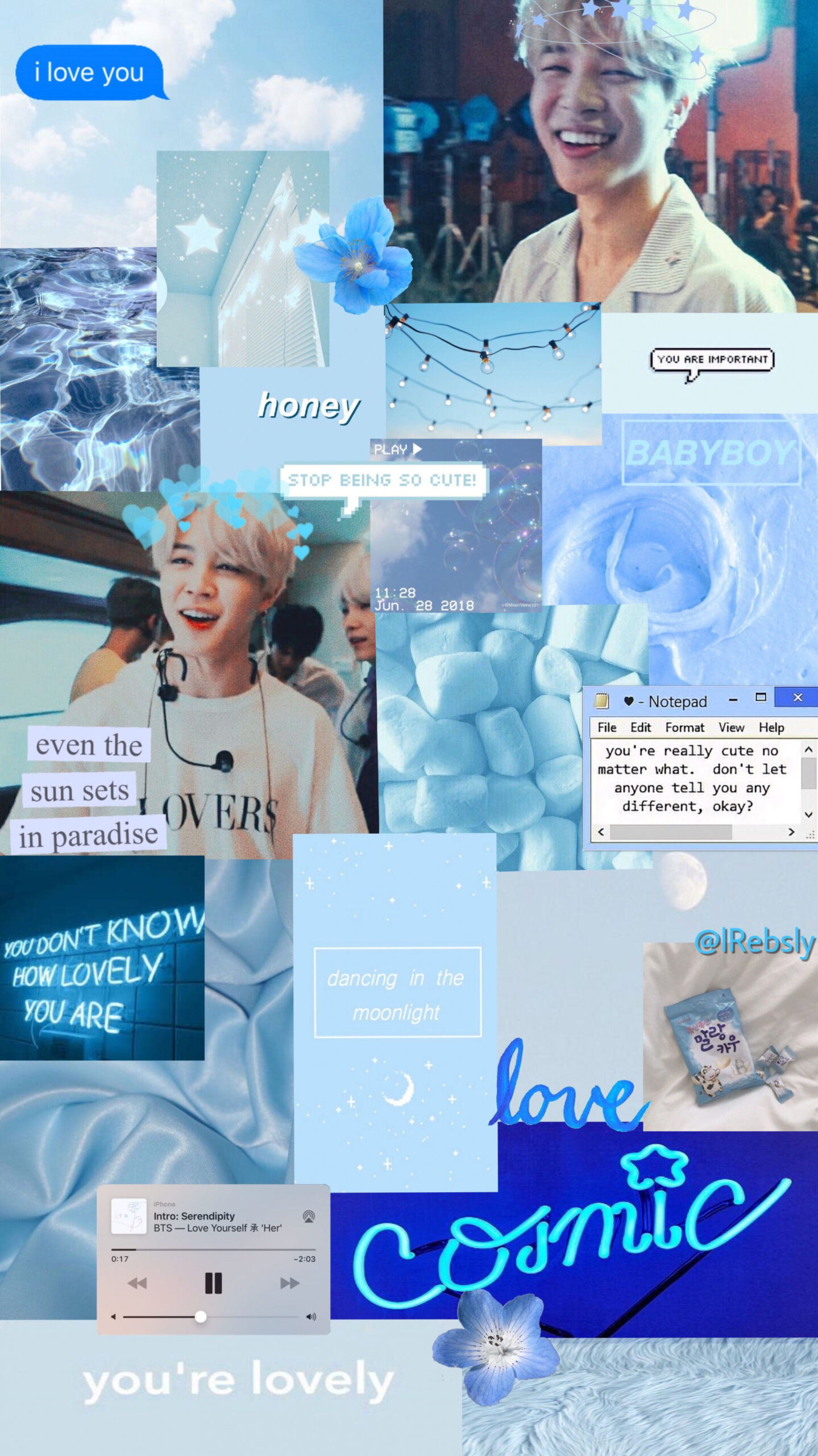 Jimin blue wallpaper  Park jimin bts wallpaper, Bts, Bts