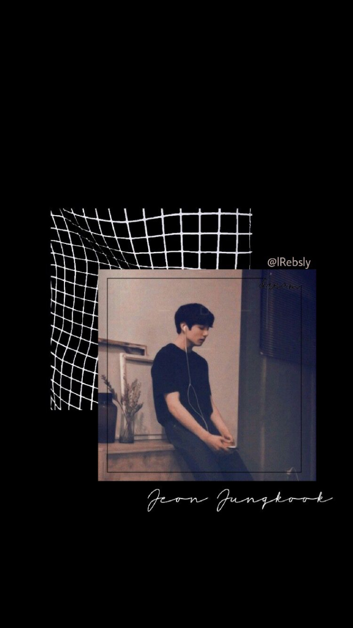 Jungkook black wallpaper  Jungkook aesthetic, Bts wallpaper