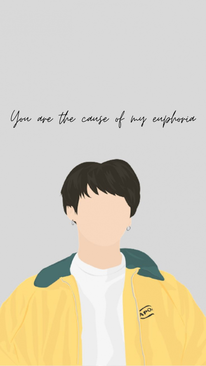 JUNGKOOK EUPHORIA MINIMALIST WALLPAPER  Minimalist wallpaper, Bts