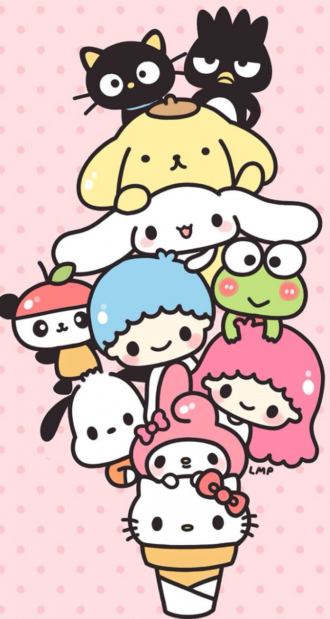 Kawaii Sanrio iPhone wallpaper  Hello kitty, Sanrio wallpaper