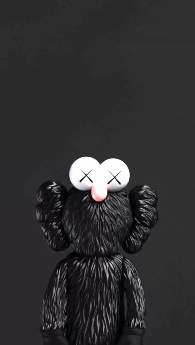 Kaws Wallpaper Black   Kaws wallpaper, Kaws iphone wallpaper