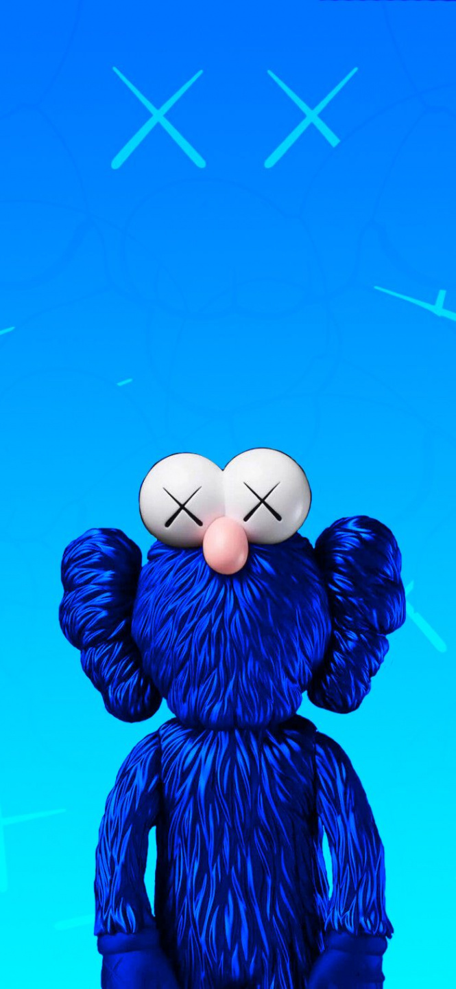 Kaws Wallpaper Blue  Kaws iphone wallpaper, Kaws wallpaper