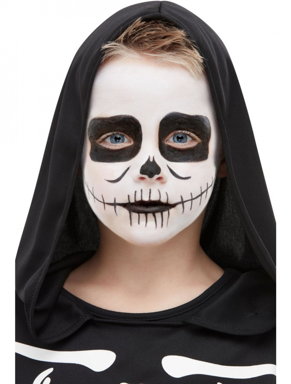 Kids Halloween Skeleton Make up Kit -  - Fancy Dress Ball