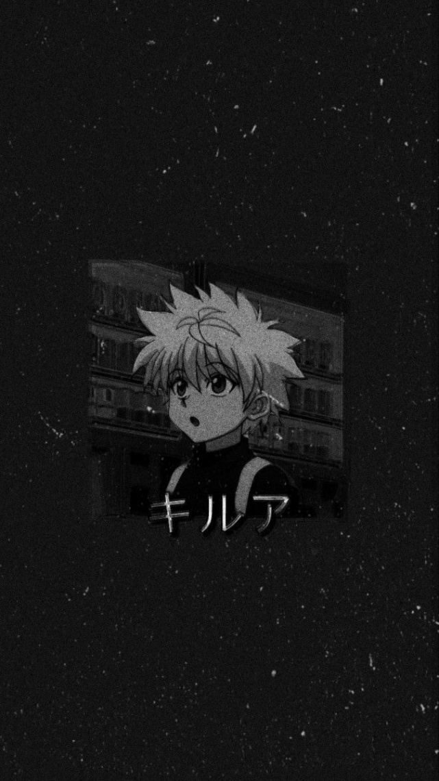 Killua black wallpaper  Anime backgrounds wallpapers, Anime