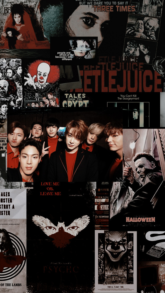 kpop locks — monsta x; halloween aesthetic like/reblog