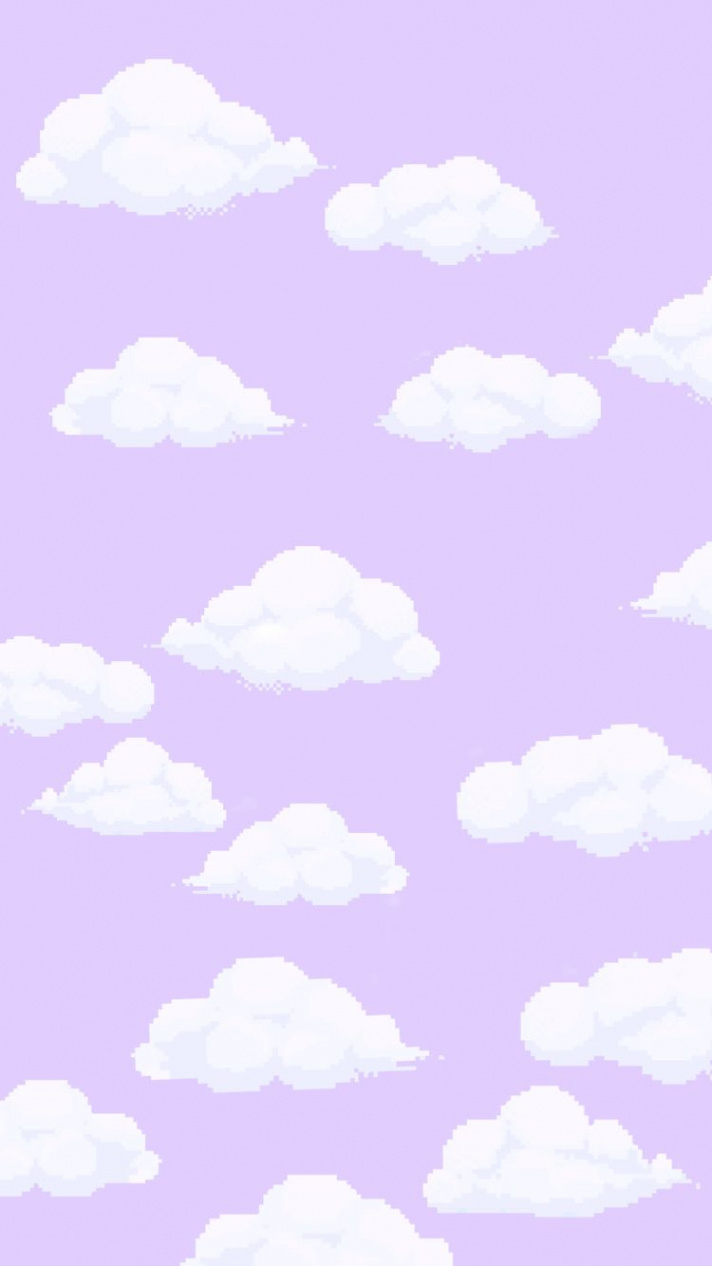 Lilac and Cloud wallpaper  Purple wallpaper iphone, Light purple